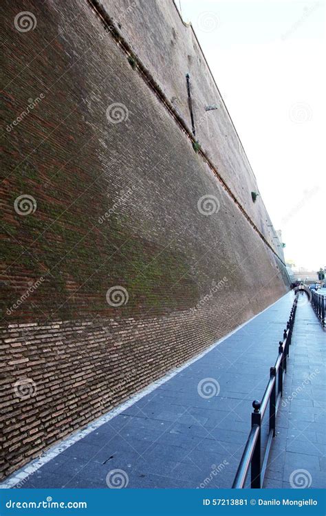 Vatican wall stock image. Image of trip, historic, wall - 57213881