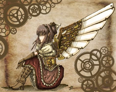 steampunk, Mechanical, Girl, Angels Wallpapers HD / Desktop and Mobile ...