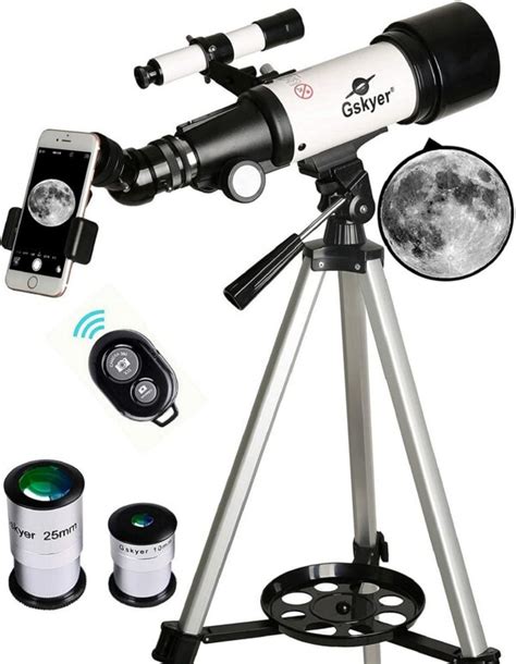 Gskyer Telescope AZ70400 with Carry Bag, Phone Adapter and Wireless Remote