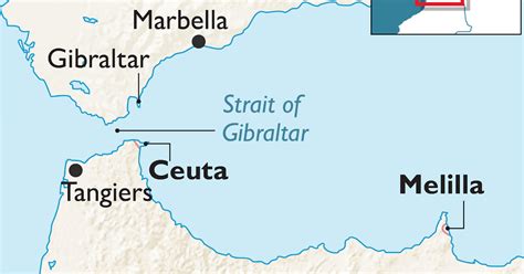 Ceuta Spain Map / 1 - Ceuta (ceuta, ceuta, spain) with population statistics, charts, map ...