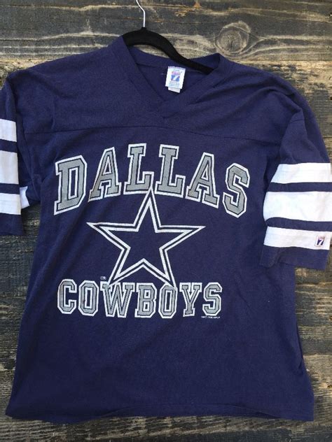 Retro Nfl Dallas Cowboys Jersey T-shirt | Boardwalk Vintage