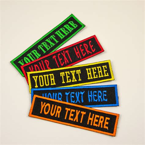 Custom Personalized Embroidered Name Patch Small Iron on or - Etsy Canada