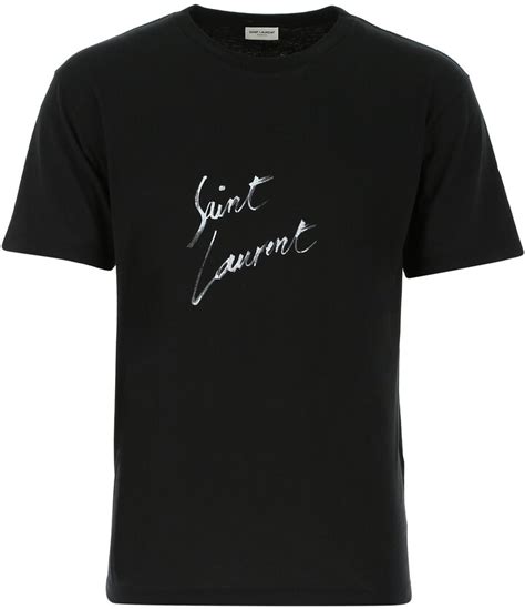 Saint Laurent Logo Signature T-Shirt - ShopStyle