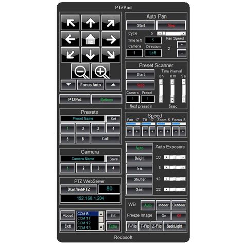PTZOptics VISCA Control Software PTZ-VISCA B&H Photo Video