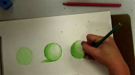 Shading with Colored Pencils - YouTube