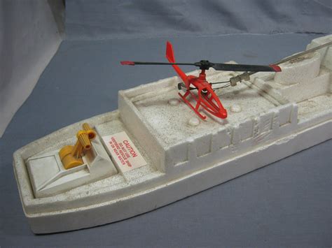 Vtg 1972 Mattel Vertibird Helicopter Rescue Ship Toy NR