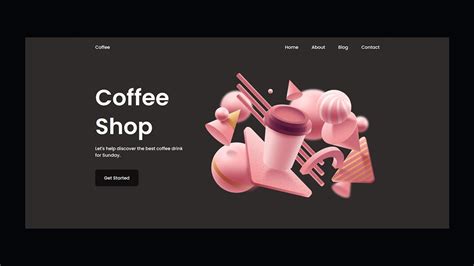 How To Make A Responsive Coffee Shop Website Design Using HTML - CSS ...
