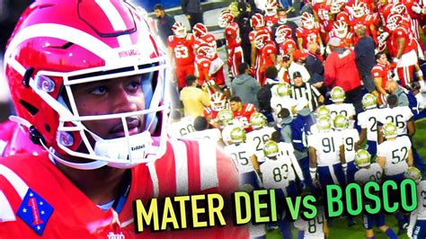 #1 MATER DEI VS #2 ST JOHN BOSCO "CHAMPIONSHIP" RIVALRY GAME FOR KING OF THE 2021 SEASON! - Win ...