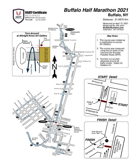 All Course Maps — Buffalo Marathon