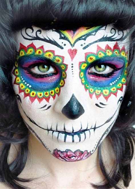 25 Halloween Makeup for Day of the Dead - Flawssy