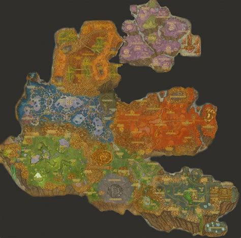 Image - Composite Map of Outland.jpg | WarcraftWiki | FANDOM powered by Wikia