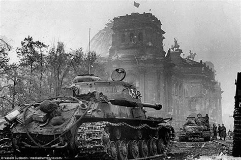 Storming Berlin through the eyes of a WW2 Soviet soldier | Daily Mail ...