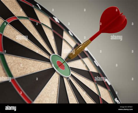 Dartboard bull's eye Stock Photo - Alamy