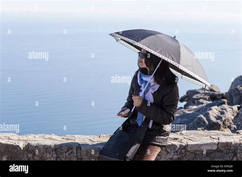 The top of Table Mountain , Cape Town Stock Photo - Alamy