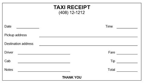 a printable tax receipt with an orange border