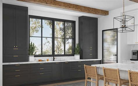 Black Kitchen Cabinets Ideas for a Modern Home | OPPOLIA