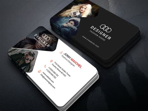 Fashion Business Card by graphicsunday on Dribbble