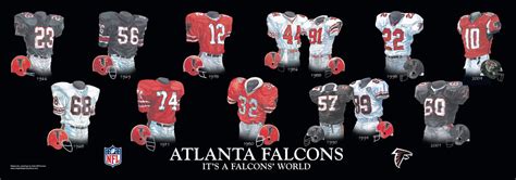 Atlanta Falcons Uniform and Team History | Heritage Uniforms and Jerseys