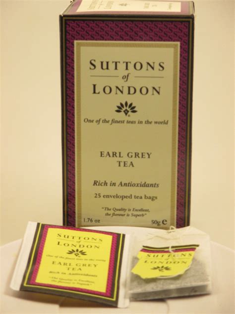 The Earl Grey Addict: Review #69 - Suttons of London Earl Grey (bagged)