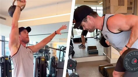 Chris Hemsworth Shows Strength, Speed, and Power in New Workout