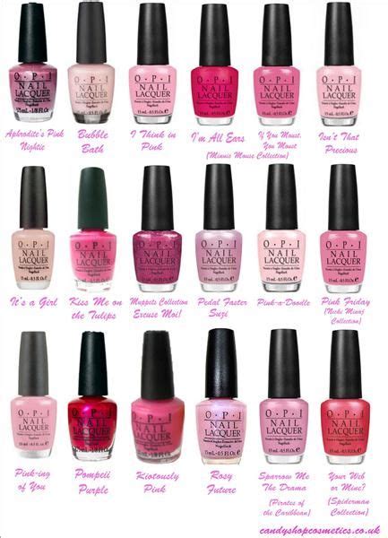 OPI Pink Mini Nail Polish Colour Chart | Opi pink nail polish, Opi nail polish colors, Pink nail ...