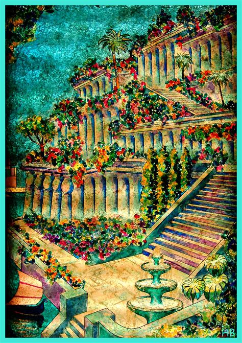 The Hanging Gardens of Babylon by Feather802 on DeviantArt