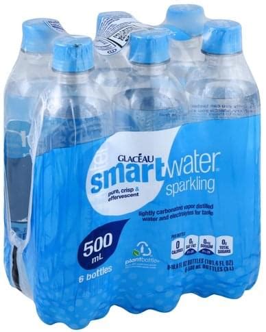 Smartwater Sparkling Water - 6 ea, Nutrition Information | Innit