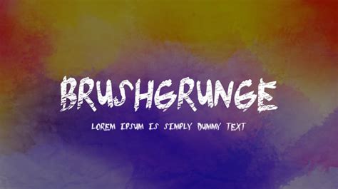 BrushGrunge Font : Download Free for Desktop & Webfont