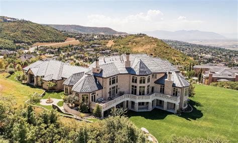 20,000 Square Foot Mountaintop Home In Bountiful, Utah | Homes of the Rich