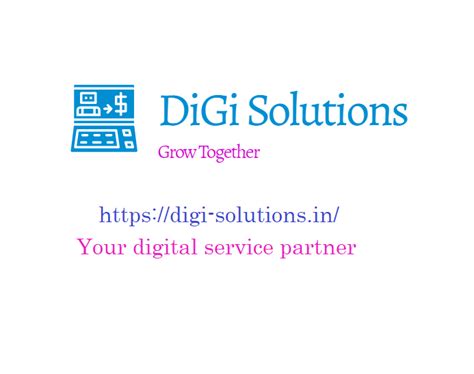 DigiSolutions – A Business/Service Listing Portal – Grow Together