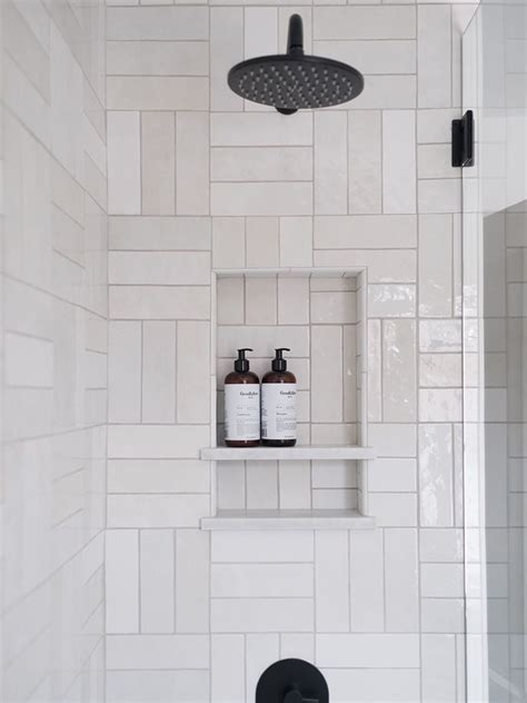 Pin by Dream Interiors NY on BATHROOM | Bathroom shower design, White subway tile bathroom ...