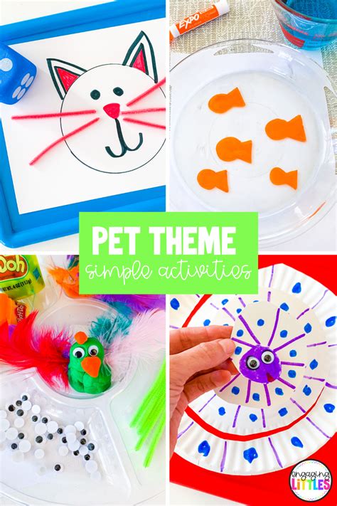 SIMPLE PET THEMED ACTIVITIES FOR PRESCHOOL AND PRE-K - Engaging Littles