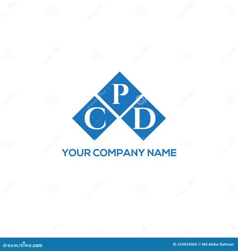 CPD Letter Logo Design on White Background. CPD Creative Initials Letter Logo Concept Stock ...