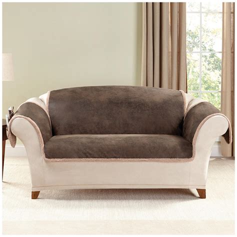 Sure Fit® Leather Furn Friend Loveseat Slipcover - 581242, Furniture Covers at Sportsman's Guide