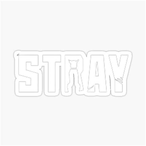 "Stray logo " Sticker for Sale by aGlamdesign | Redbubble