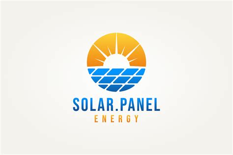 Free Solar Panel Energy Logo Design Graphic by Blazybone · Creative Fabrica