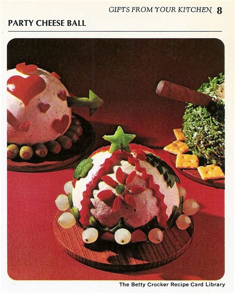 Party Cheese Ball | Vintage Recipe Cards