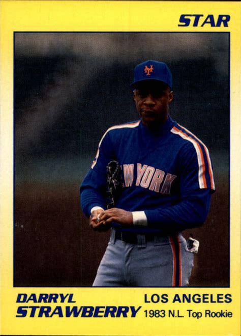 1991 Star Strawberry Baseball Card #7 Darryl Strawberry/1983 NL Top Rookie | eBay