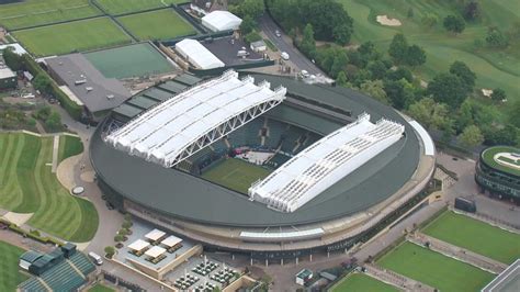 Wimbledon: No 1 court roof unveiled with star-studded ceremony | UK News | Sky News