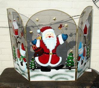 Decorative Christmas Fire Screen Santa Or Snowman €39.99 on Adverts.ie #Fireplace | Christmas ...