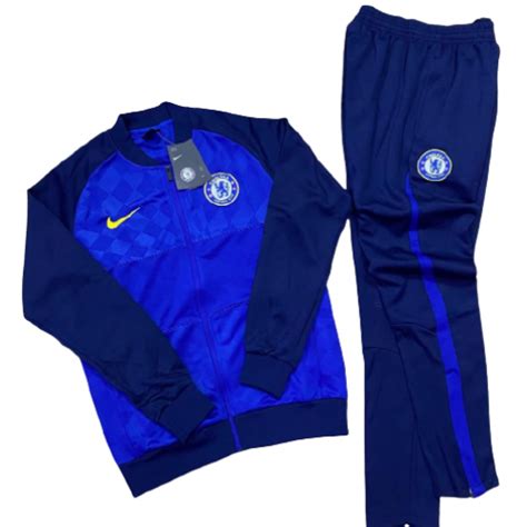 Chelsea Training Tracksuit Blue