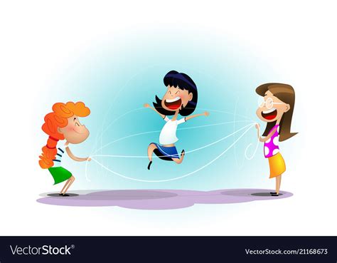 Group happy cheerful kids having fun Royalty Free Vector