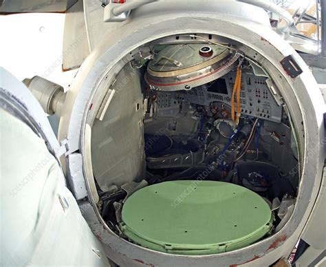 Soyuz-TMA spacecraft interior - Stock Image - C011/4956 - Science Photo ...