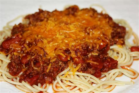 My Recipe Box: Chili Spaghetti