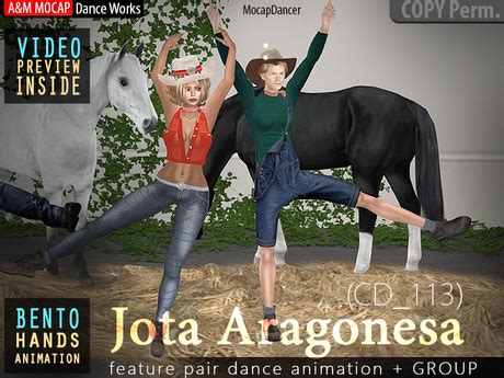 Second Life Marketplace - A&M: CD_113 Jota Aragonesa - pair dance ...