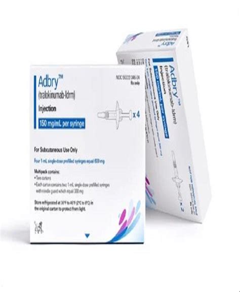 Adbry (Tralokinumab-Ldrm) 150mg at Rs 2500/pack in Shimoga | ID ...