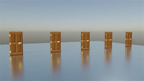 Blender doors animation