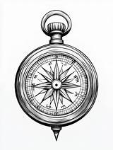 Compass Coloring Page Images  Free Download On Freepik sketch template