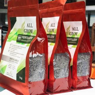 ALGROW All Grow Bio-Organic Fertilizer untuk BUAH, SAYUR dan BUNGA -1Kg (Bau Amino) | Shopee ...