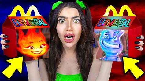 DO NOT ORDER EMBER LUMEN & WADE RIPPLE HAPPY MEAL at 3AM!! (ELEMENTAL MOVIE SECRETS) - YouTube